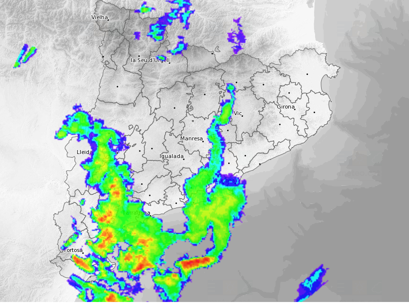 Las lluvias empiezan a abandonar Catalunya