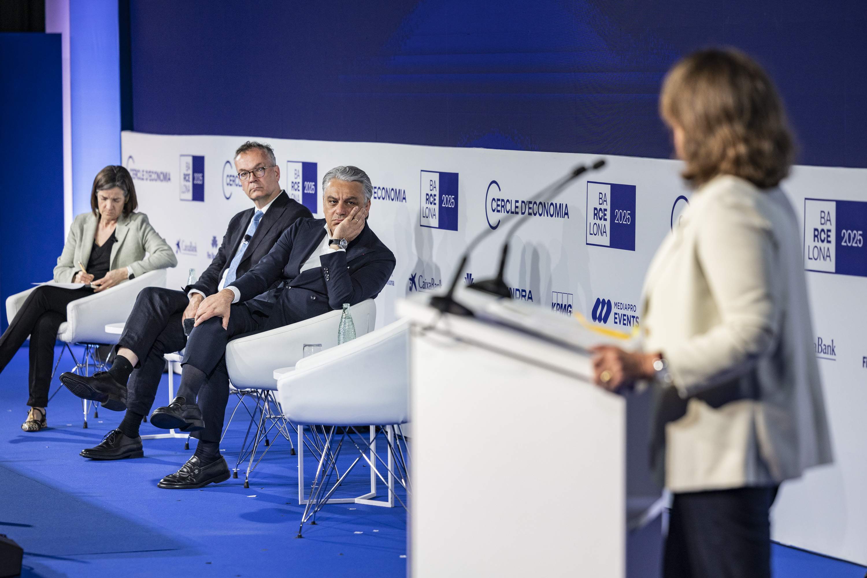 Teresa Ribera Luca de Meo Cercle Economia Carlos Baglietto Teresa Ribera Luca de Meo Cercle Economia Carlos Baglietto