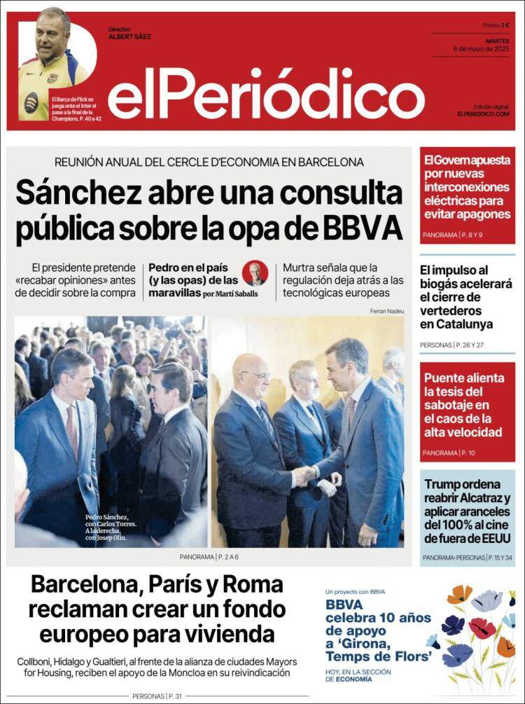 Portada El Periódico Portada El Periódico