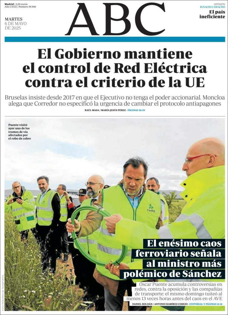 Portada ABC Portada ABC