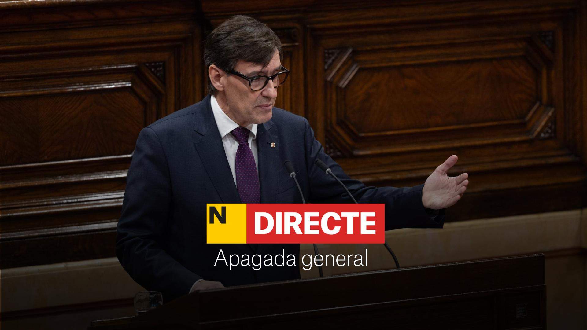 Salvador Illa informa sobre l'apagada elèctrica, DIRECTE | Última hora des del Parlament