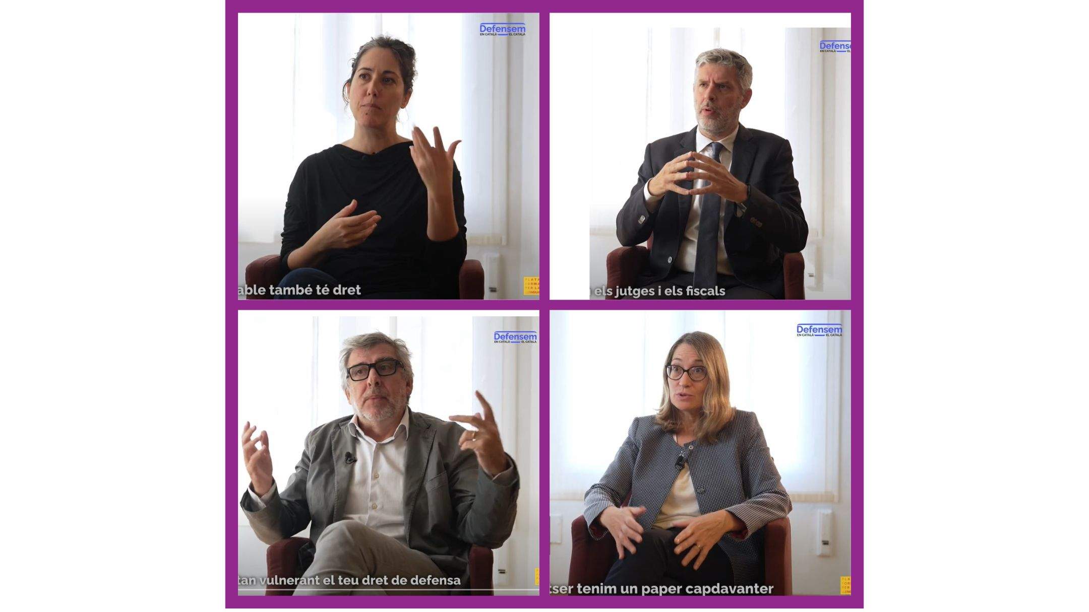 Reconocidos abogados reivindican el catalán: "Somos responsables de introducirlo en los juzgados"