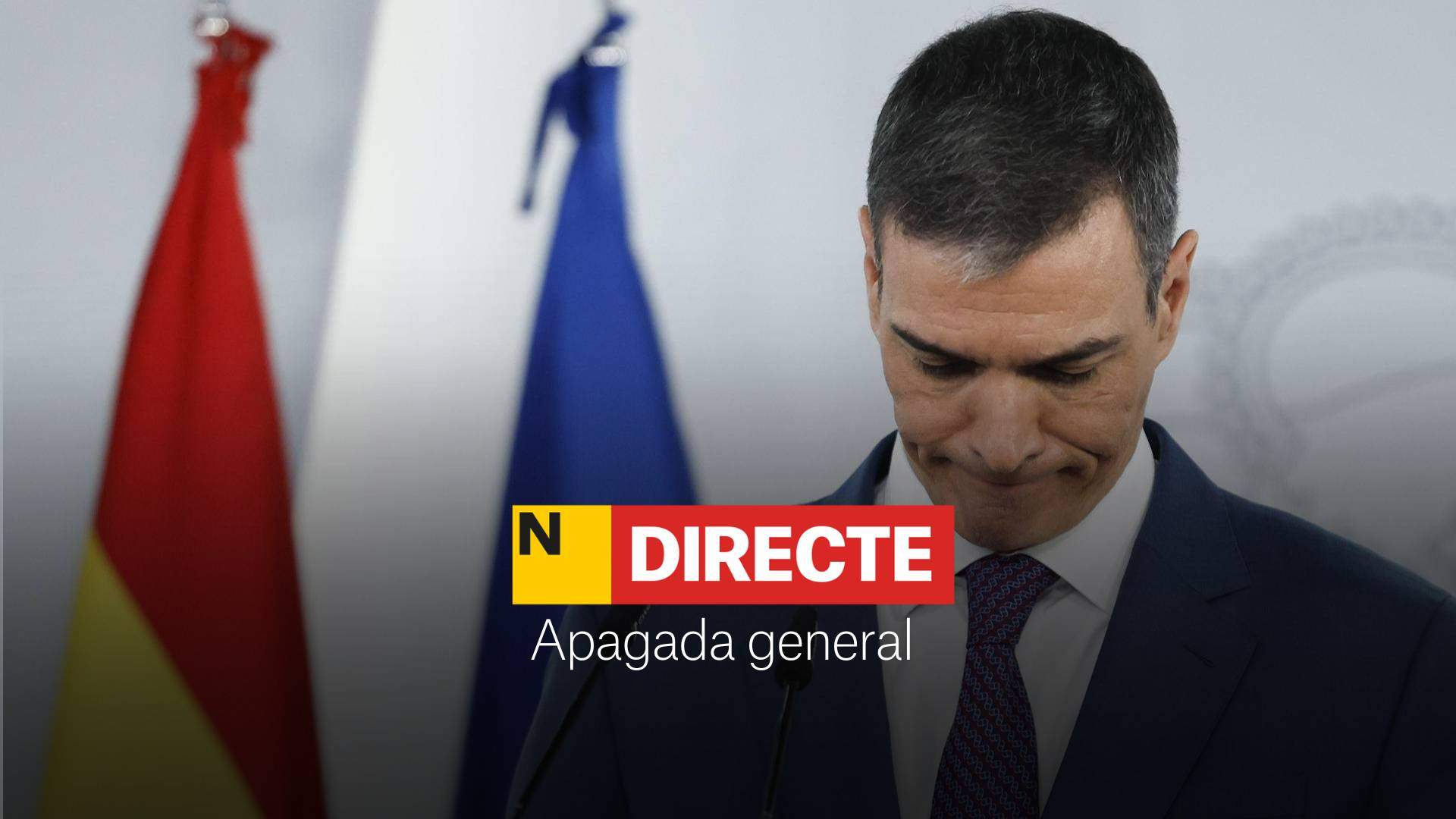 Pedro Sánchez informa sobre l'apagada elèctrica i mesures en Defensa, DIRECTE