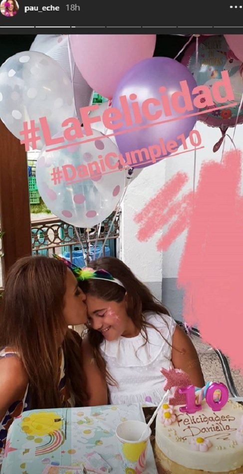 paula echevarria aniversario|cumpleaños hija instagram