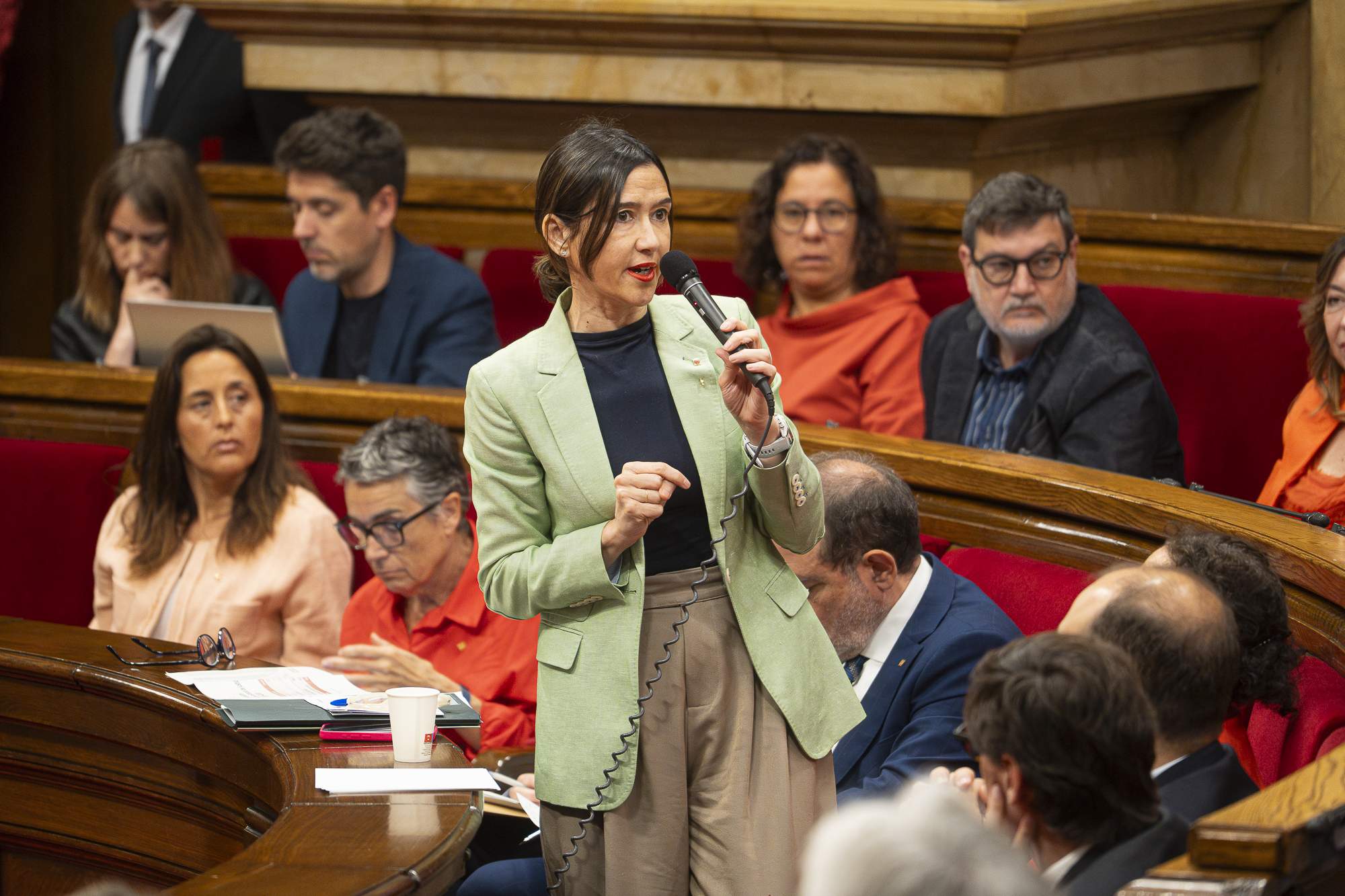 Parlon se defiende y acusa a los diputados de Junts y a la ANC de no colaborar con los Mossos en Montserrat