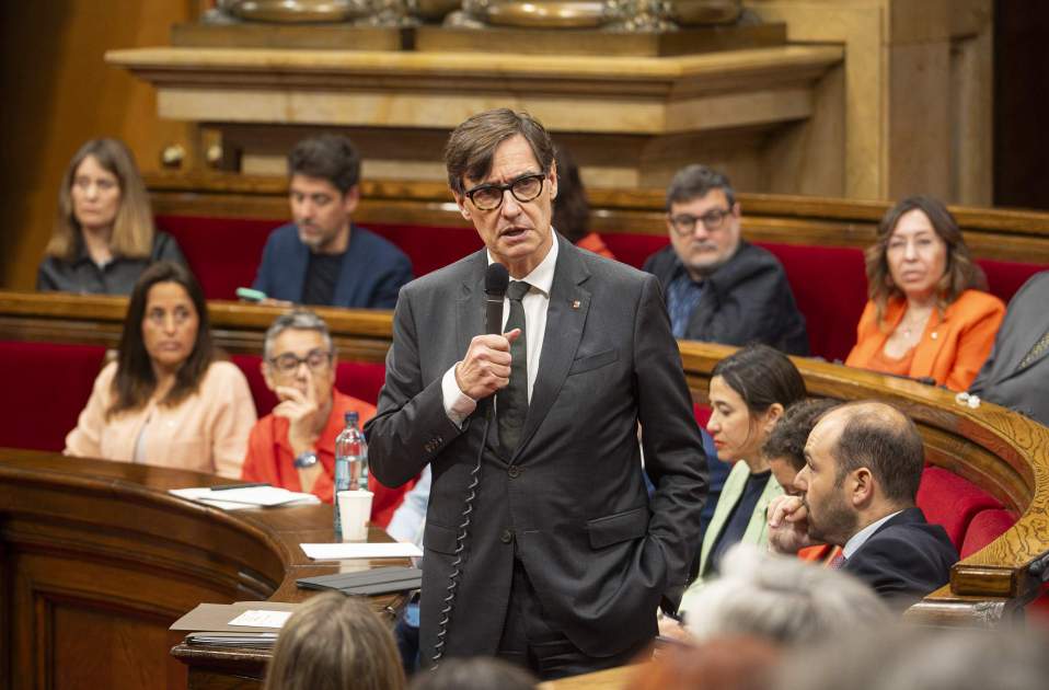 President Salvador Illa Parlament / Foto: Irene Vilà Capafons President Salvador Illa Parlament / Foto: Irene Vilà Capafons