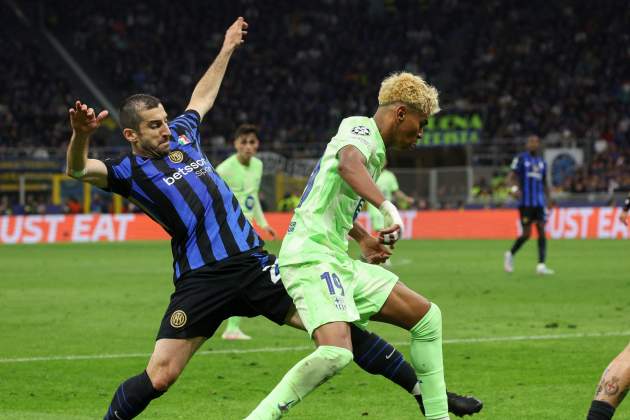 Lamine Yamal Inter Barça Champions / Foto:EFE Lamine Yamal Inter Barça Champions / Foto:EFE