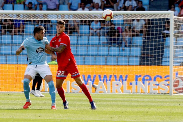 Maxi Gómez Mario Hermoso Celta Espanyol EFE