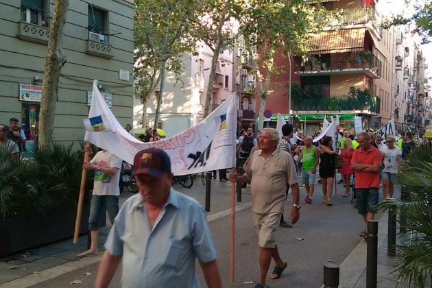 manifestació barceloneta incivisme/ACN
