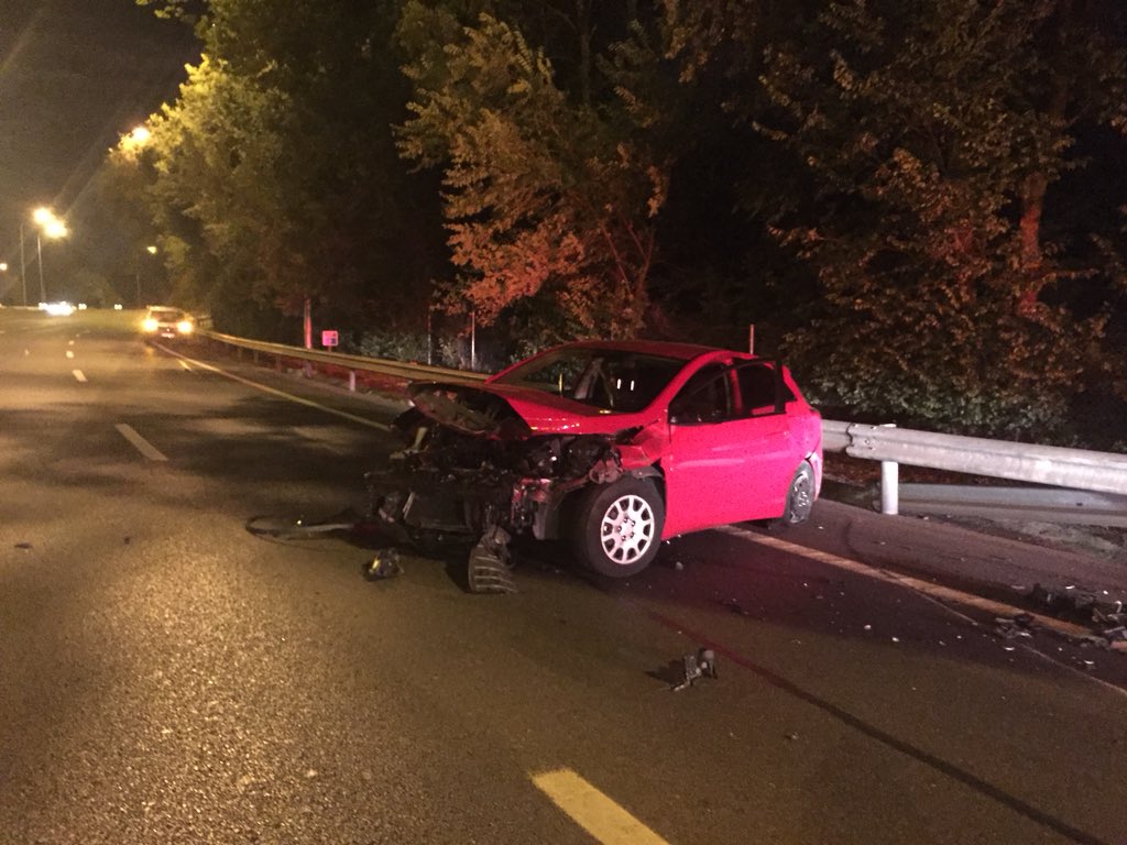 Un conductor 'kamikaze' deixa vuit ferits en un greu accident a Madrid
