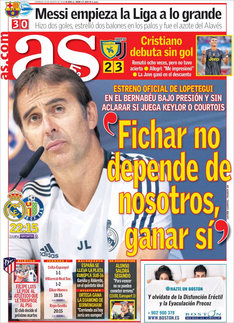 As Portada 19 08 2018 As Portada 19 08 2018