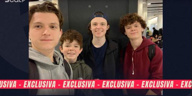 Tom Holland i els seus tres germans / 3cAT Tom Holland i els seus tres germans / 3cAT