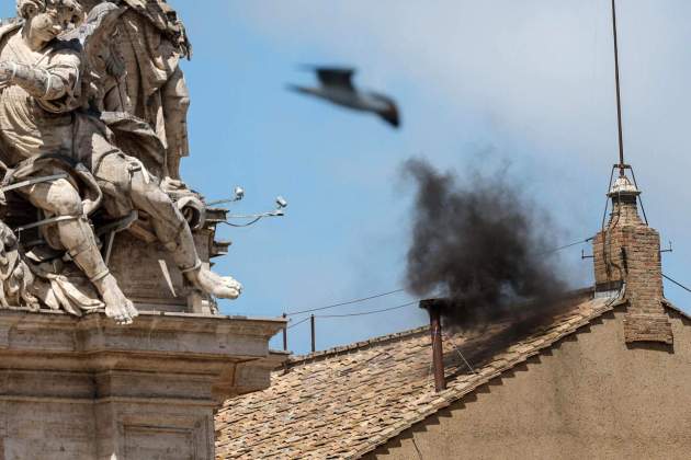 conclave segona fumata negra Efe conclave segona fumata negra Efe