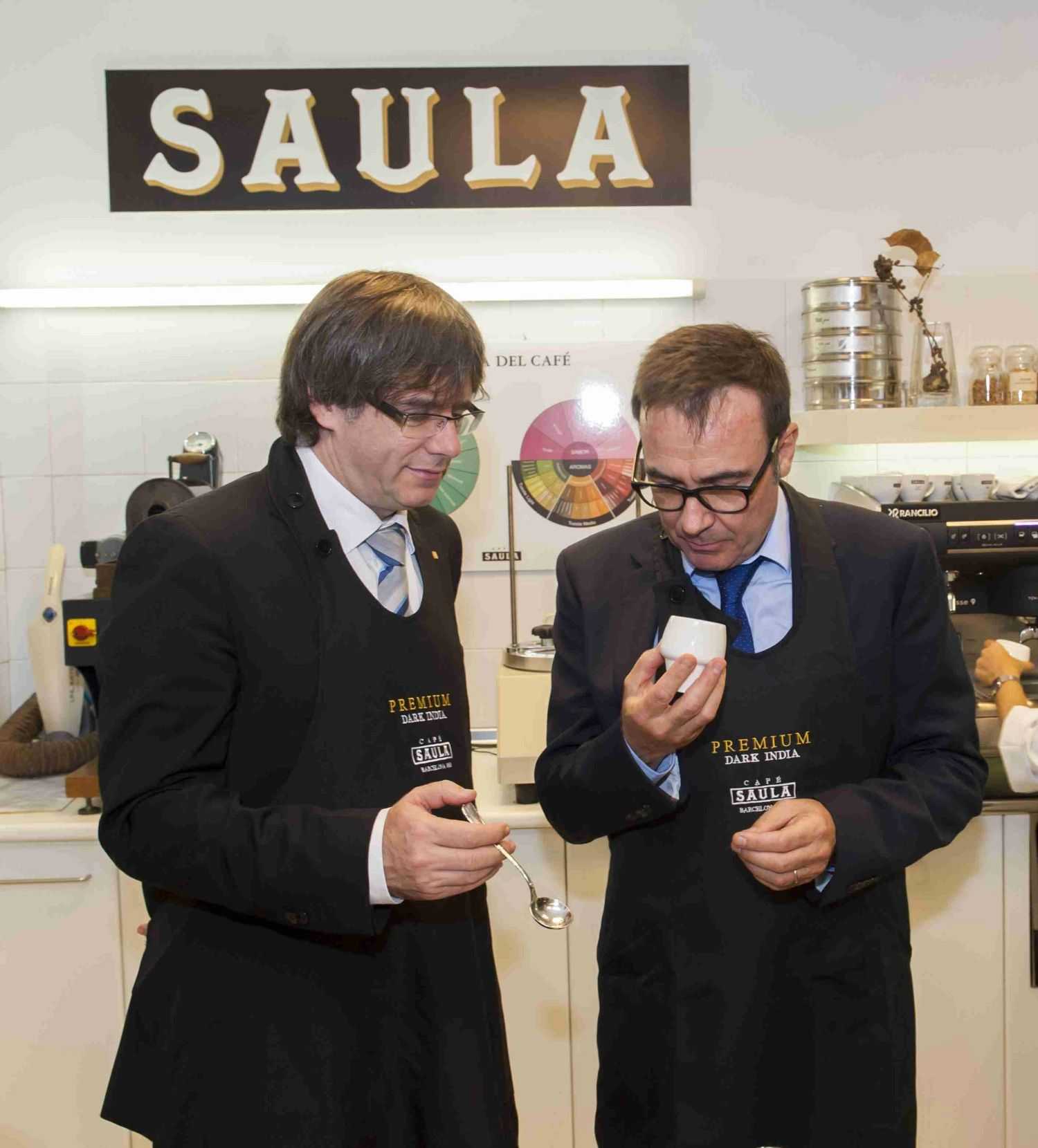 Puigdemont: "La historia de Café Saula es la de las pymes de Catalunya"