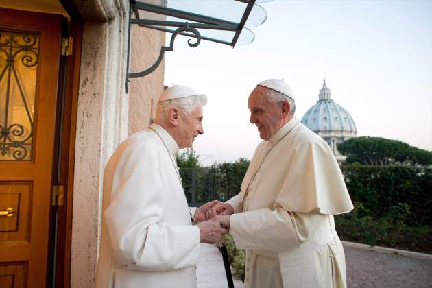 Benedicto XVI y Francesc|Francisco / Europa Press Benedicto XVI y Francesc|Francisco / Europa Press
