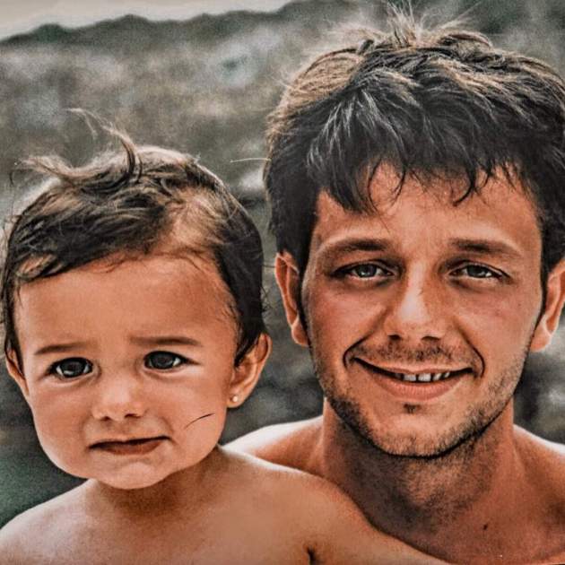 Queco Serrat y Luna Serrat, hijo y nieta de Joan Manuel Serrat Instagram