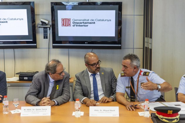 Reunió Coordinacio antiterrorista Buch Torra - Sergi Alcazar