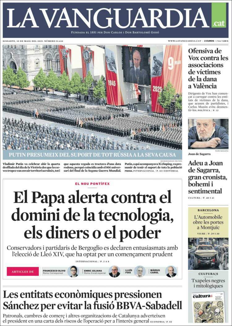 'La Vanguardia' 10 'La Vanguardia' 10