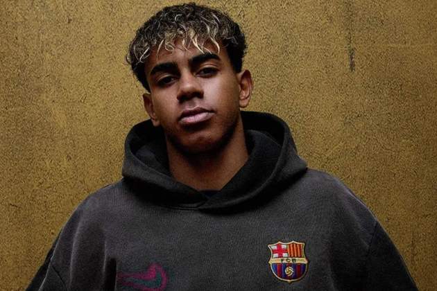 Lamine Yamal, con la colección de Travis Scott del Barça / Foto: FC Barcelona Lamine Yamal, con la colección de Travis Scott del Barça / Foto: FC Barcelona