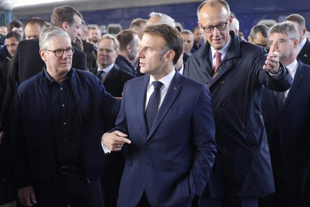 macron merz starmer a kiev efe macron merz starmer a kiev efe