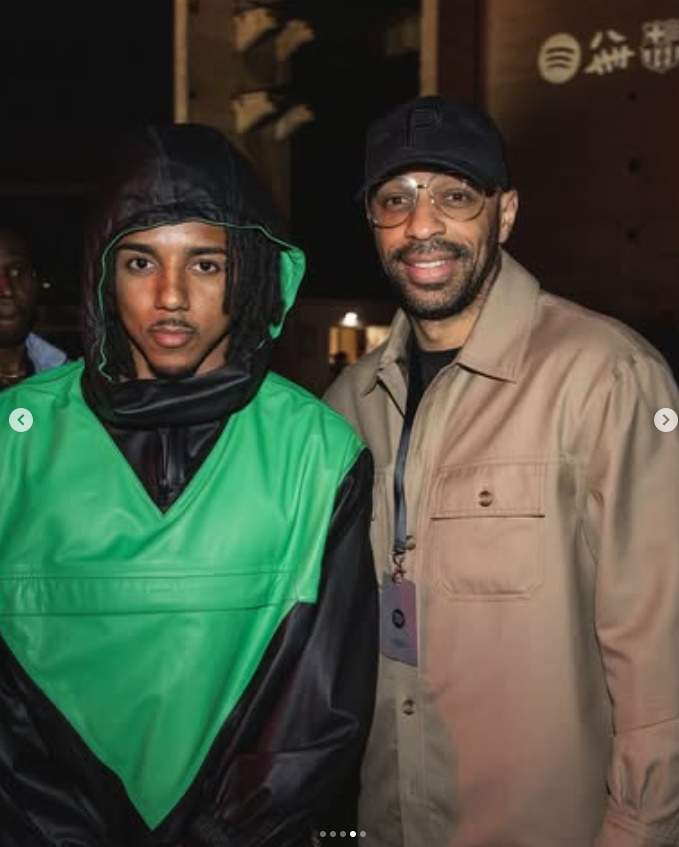 Jules Koundé i Thierry Henry al concert, Ig