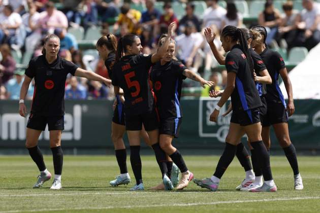 Barça femenino celebracion gol EFE Barça femenino celebracion gol EFE