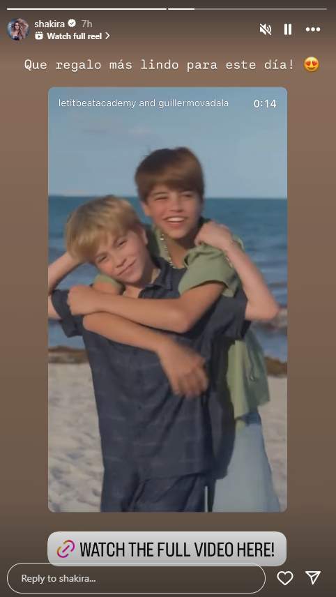 Milan Sasha el Dia de la Mare als EUA, Instagram Shakira Milan Sasha el Dia de la Mare als EUA, Instagram Shakira