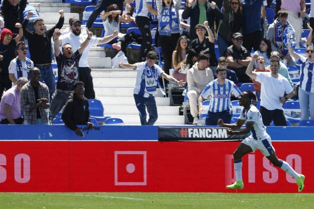 Diomande celebra un gol con el Leganés / Foto: EFE Diomande celebra un gol con el Leganés / Foto: EFE