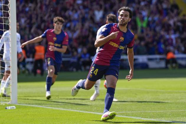 Eric Garcia gol Barça Real Madrid / Foto: EFE Eric Garcia gol Barça Real Madrid / Foto: EFE