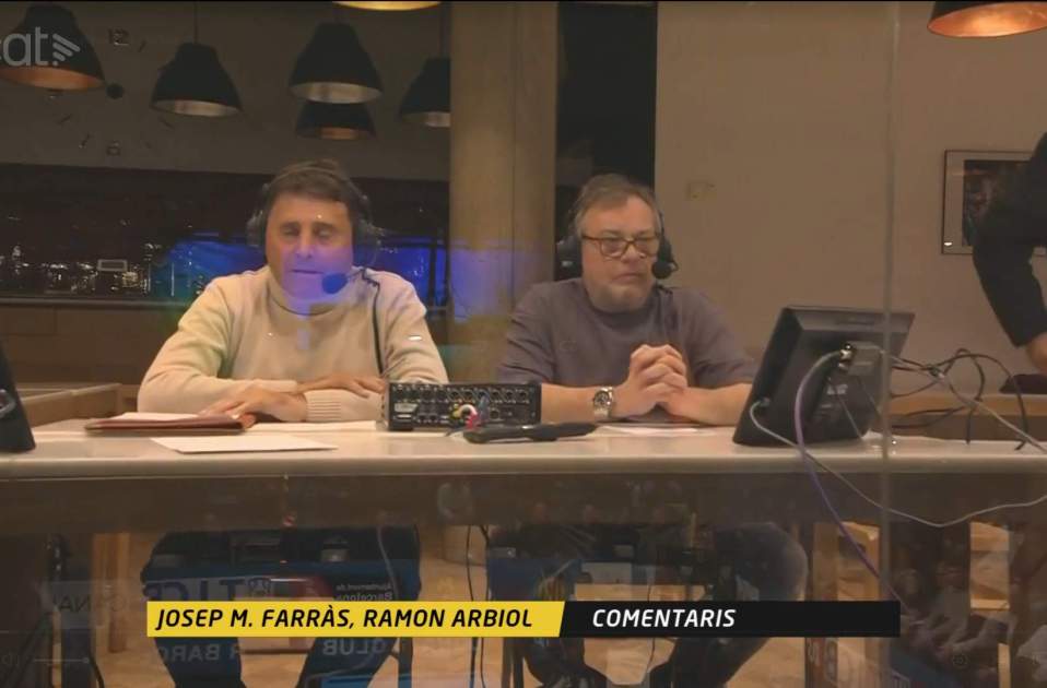 Farràs comentando billar a TV3 el año 2024 Farràs comentando billar a TV3 el año 2024