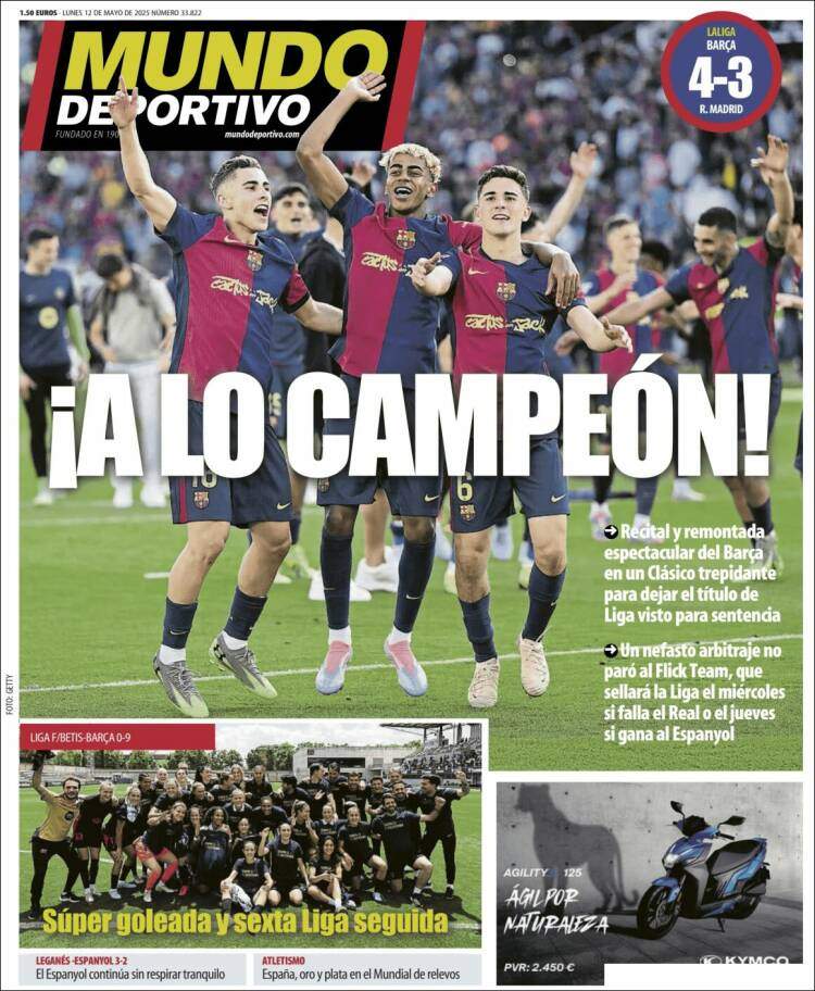 Mundo Deportivo Llevada|Traída 12 05 2025 Mundo Deportivo Llevada|Traída 12 05 2025