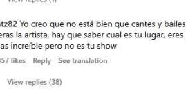 Comentario foto bailarina Shakira Instagram (2) Comentario foto bailarina Shakira Instagram (2)