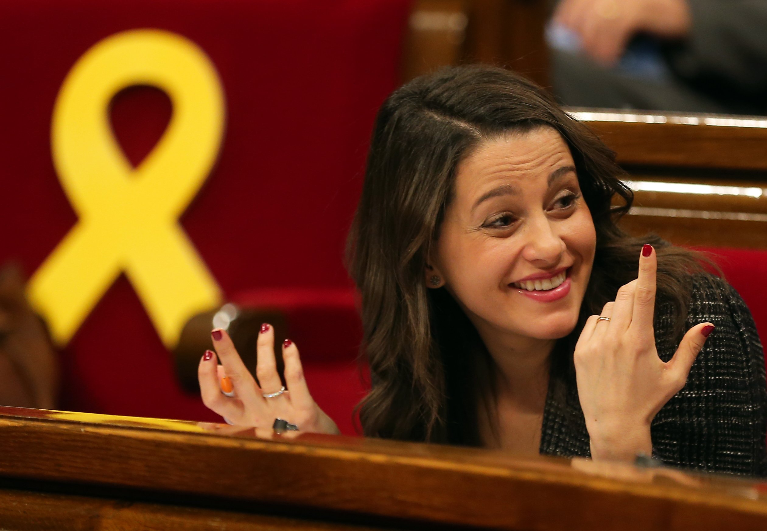 La obsesión de Inés Arrimadas con el argumentario del día