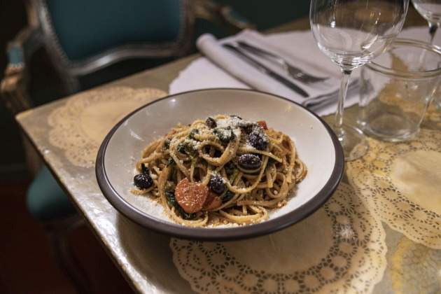 Ada Parellada, anchoas pasta / Foto: Carlos Baglietto Ada Parellada, anchoas pasta / Foto: Carlos Baglietto