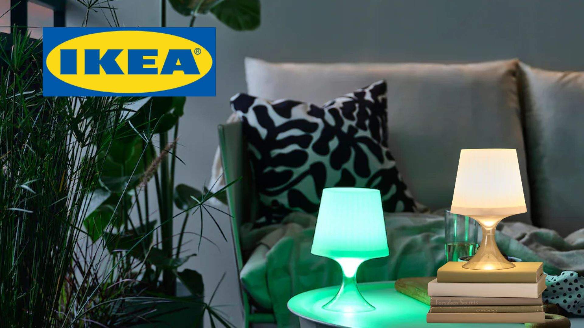 El llum LED que canvia de color arriba a IKEA
