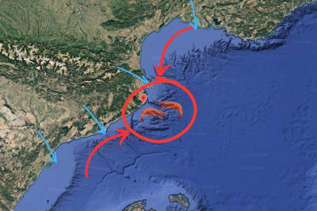 Montaje mapa gampa Palamós