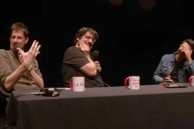 Álex Ubago, con Ignasi Taltavull y Tomàs Fuentes en 'La ruina' Álex Ubago, con Ignasi Taltavull y Tomàs Fuentes en 'La ruina'
