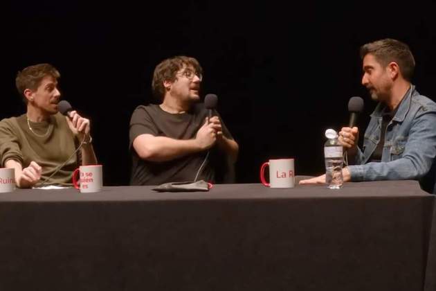 Álex Ubago, con Ignasi Taltavull y Tomàs Fuentes en 'La ruina'2 Álex Ubago, con Ignasi Taltavull y Tomàs Fuentes en 'La ruina'2