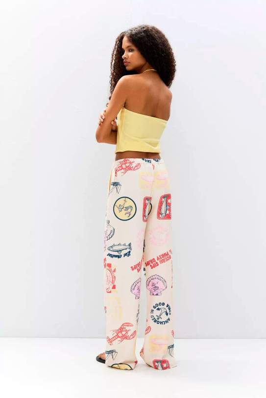 Pantalons rústics estampats Pantalons rústics estampats