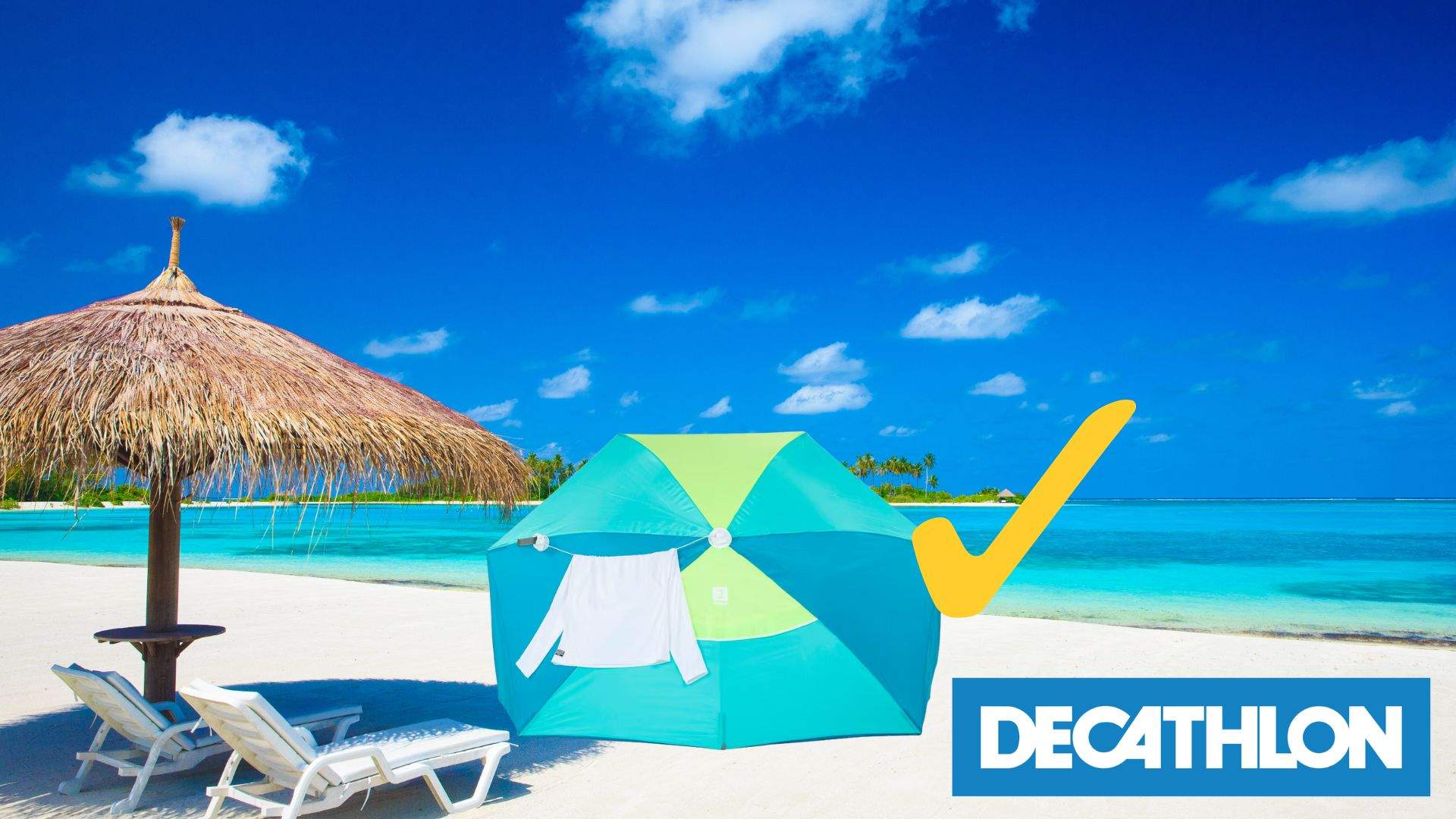 Decathlon revoluciona el verano con la sombrilla que no ocupa espacio