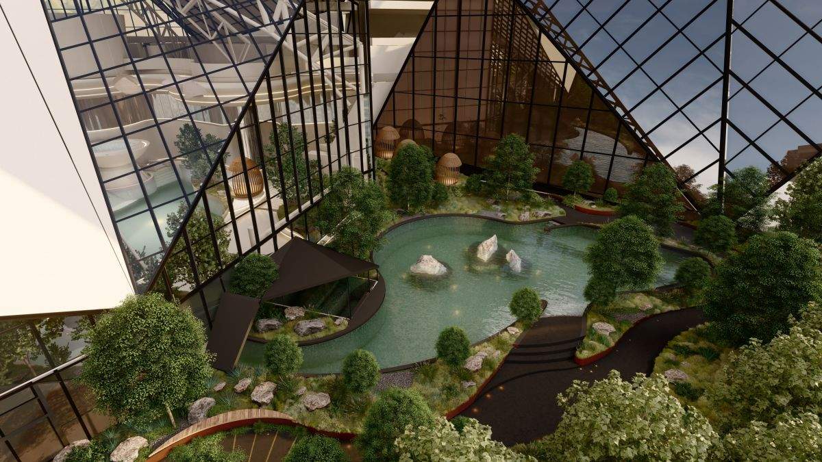 La remodelació de la llacuna exterior marca un nou pas en el projecte de transformació de Caldea