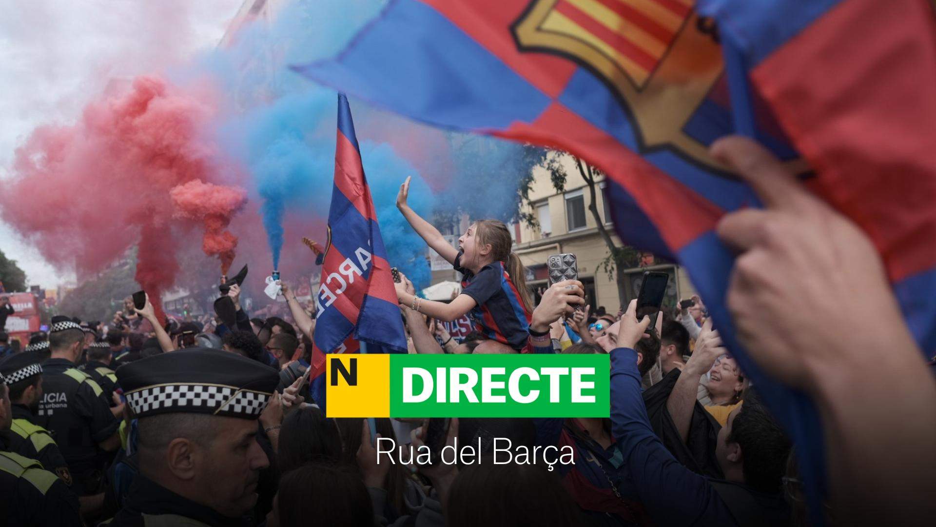 Rúa del Barça de campeón de Liga 2024-25, DIRECTO | Resumen