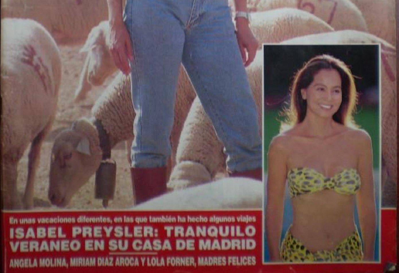 isabel presyler biquini 1995  hola