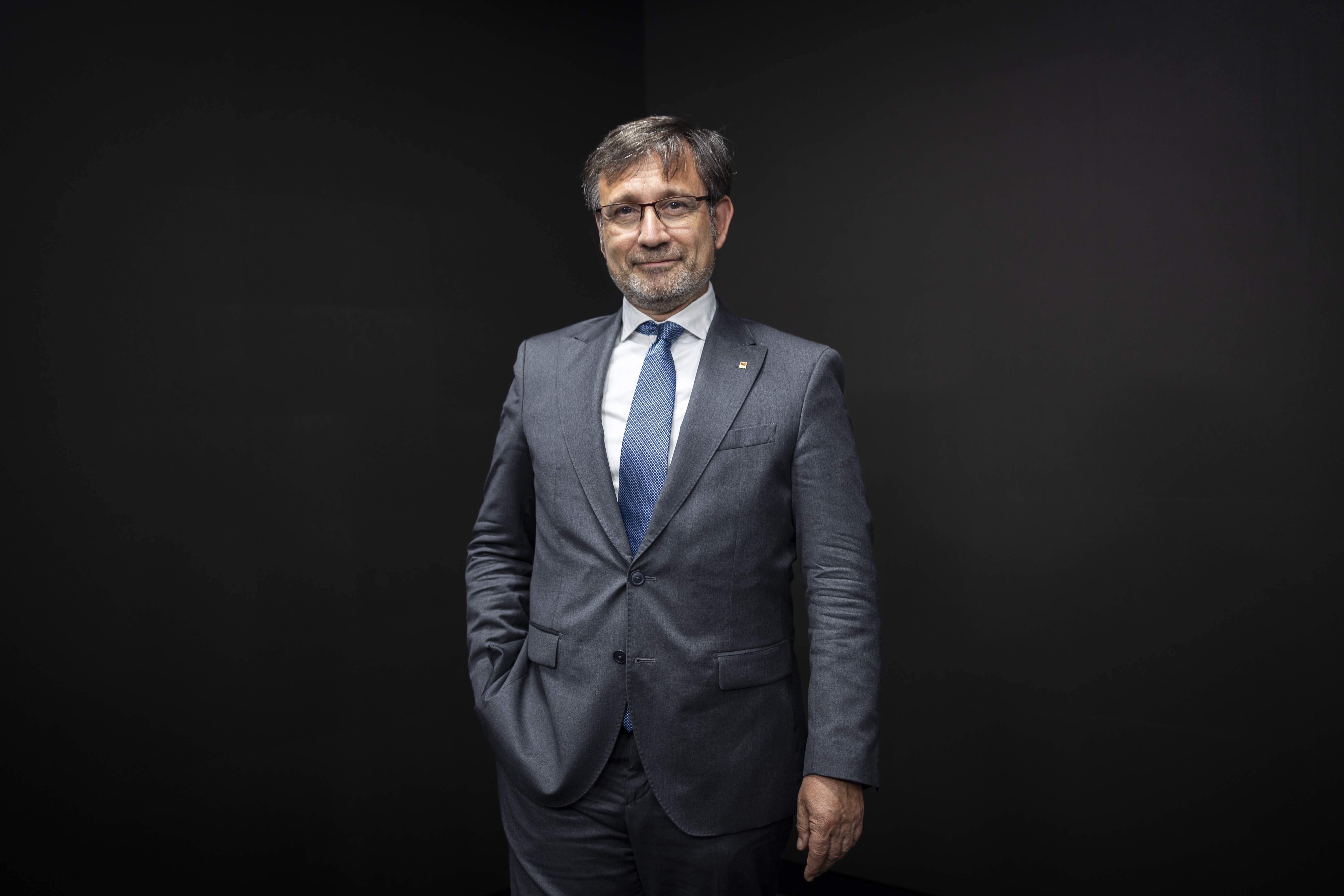 Entrevista conseller política Lingüistica, Xavier Vila / Foto: Miquel Muñoz