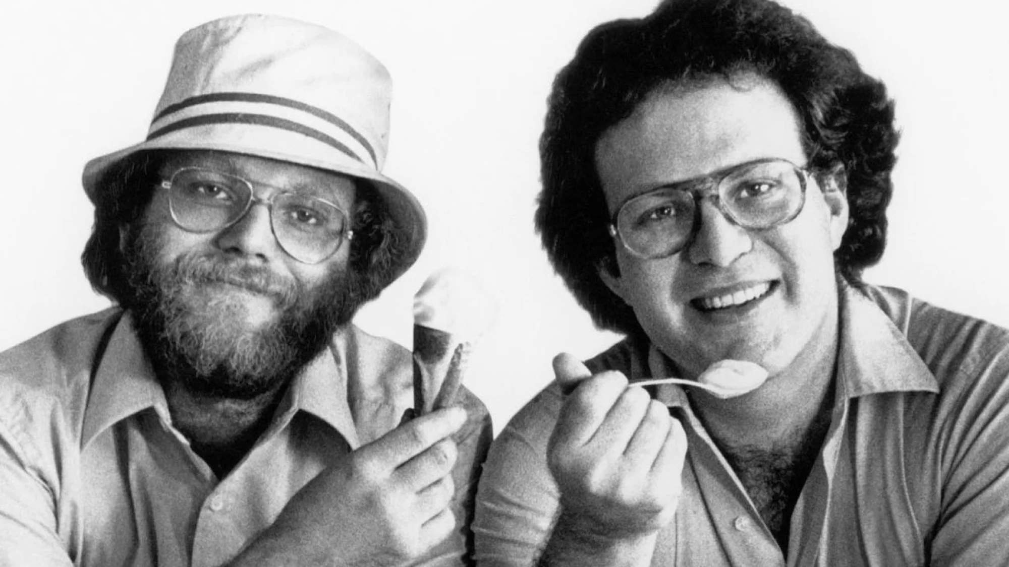Ben Cohen i Jerry Greenfield, fundadors dels gelats Ben & Jerry's Ben Cohen i Jerry Greenfield, fundadors dels gelats Ben & Jerry's