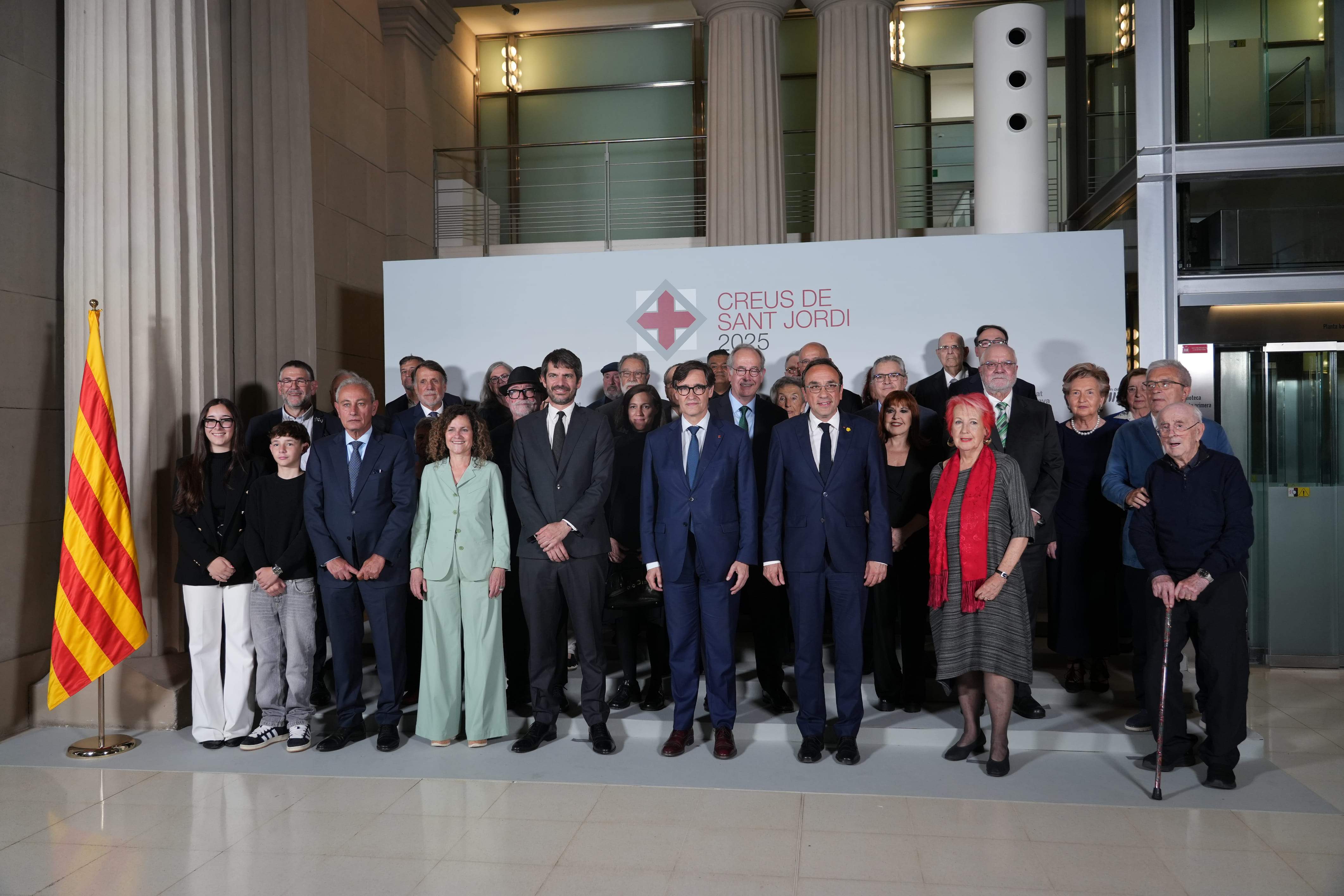 Así ha sido la entrega de las Creus de Sant Jordi 2025