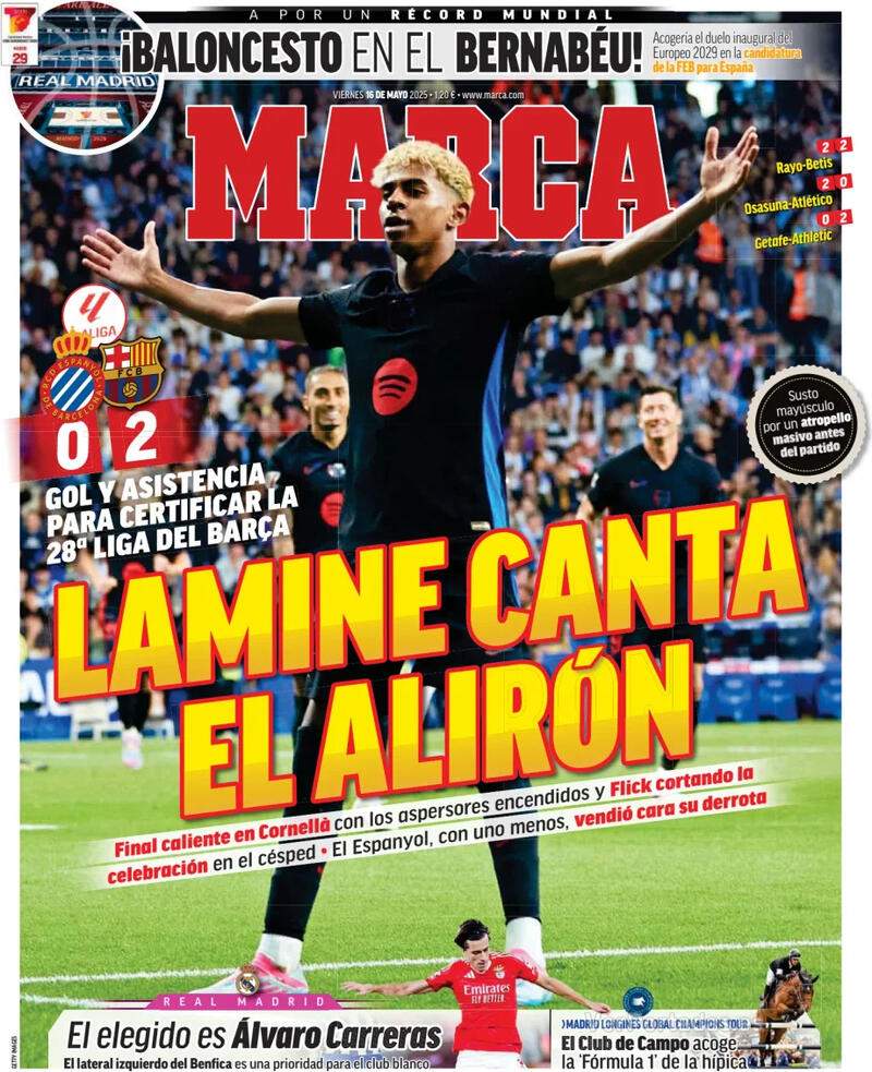Portada Marca Barça campeón de Liga 2025 Portada Marca Barça campeón de Liga 2025