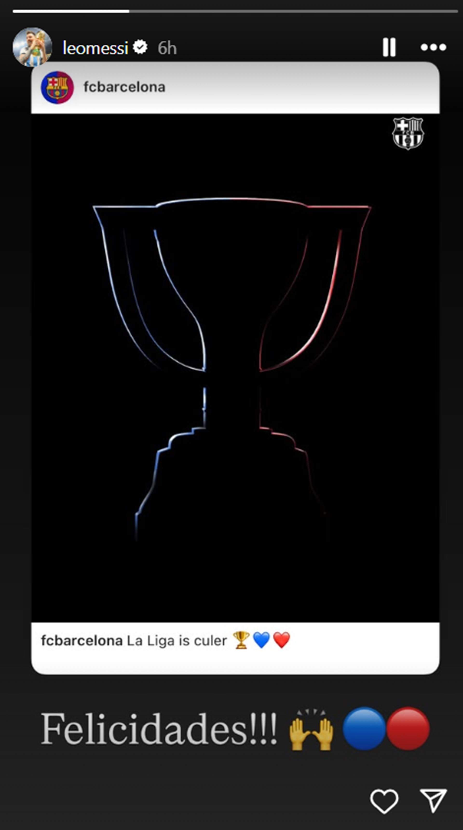 Leo Messi titol liga Leo Messi titol liga