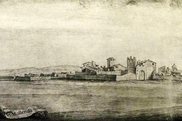 Mollerussa, un pueblo nacido en torno a un hostal de camino real (siglo XVI). Fuente Biblioteca de Florencia Mollerussa, un pueblo nacido en torno a un hostal de camino real (siglo XVI). Fuente Biblioteca de Florencia