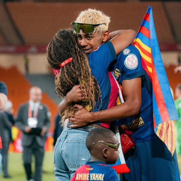 Lamine Yamal, Sheila i Keyne / Instagram Lamine Yamal, Sheila i Keyne / Instagram